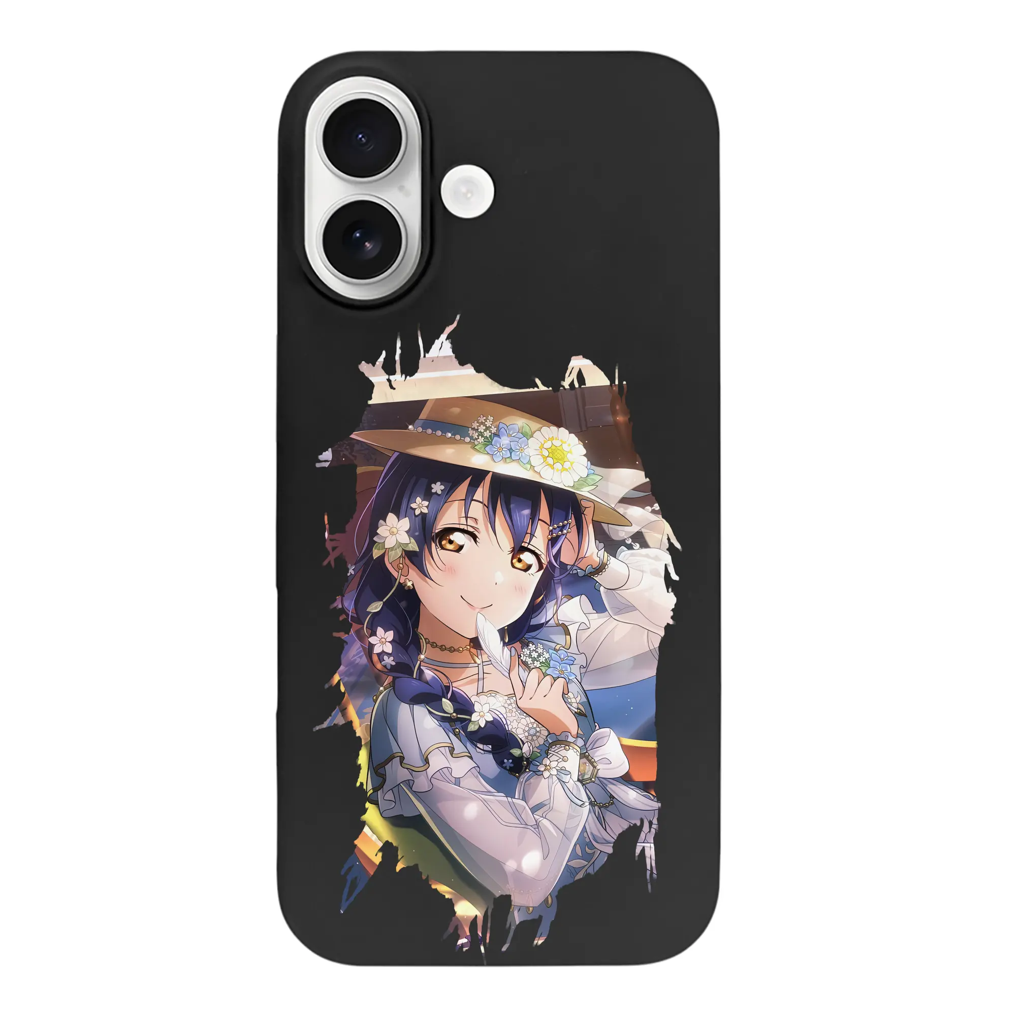 Love Live! グッズ,園田海未 - iPhone 17 シリーズ シリコンケース 薄型 耐衝撃 指紋防止 ソフトタッチカバー 精密フィット 傷防止 保護ケース iPhone 17/17 Air/17 Pro/17 Pro Max 対応